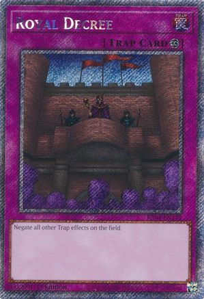 Image of Royal Decree [RA04-EN113] Platinum Secret Rare