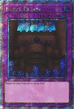 Image of Royal Decree [RA04-EN113] Quarter Century Secret Rare