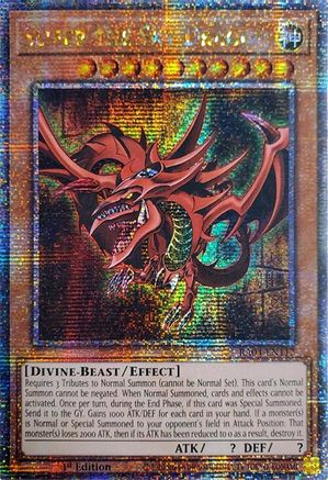 Image of Slifer the Sky Dragon [RA04-EN117] Quarter Century Secret Rare