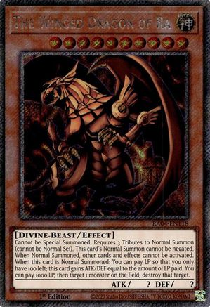 Image of The Winged Dragon of Ra [RA04-EN118] Platinum Secret Rare
