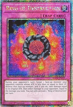 Image of Ring of Destruction [RA04-EN119] Quarter Century Secret Rare