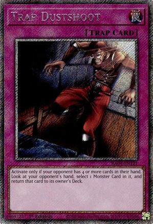 Image of Trap Dustshoot [RA04-EN121] Platinum Secret Rare