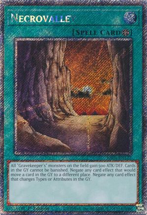 Image of Necrovalley [RA04-EN122] Platinum Secret Rare