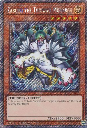 Image of Zaborg the Thunder Monarch [RA04-EN125] Platinum Secret Rare