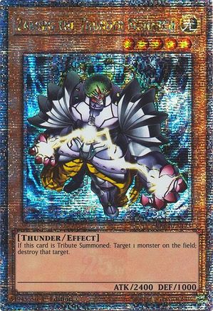 Image of Zaborg the Thunder Monarch [RA04-EN125] Quarter Century Secret Rare