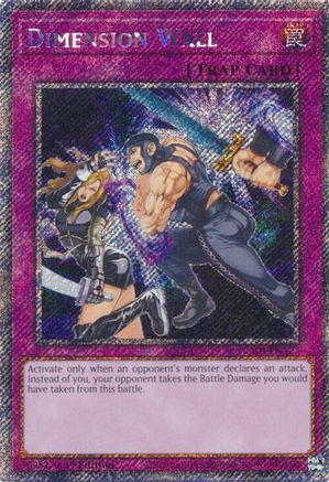 Image of Dimension Wall [RA04-EN127] Platinum Secret Rare