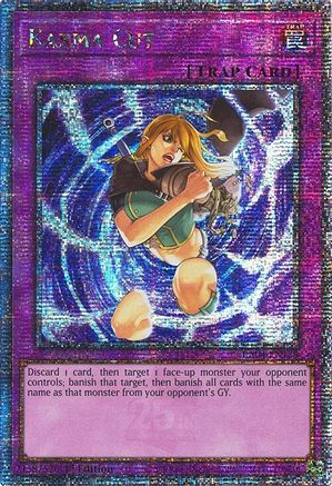 Image of Karma Cut [RA04-EN128] Quarter Century Secret Rare