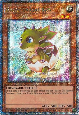 Image of Babycerasaurus [RA04-EN131] Quarter Century Secret Rare