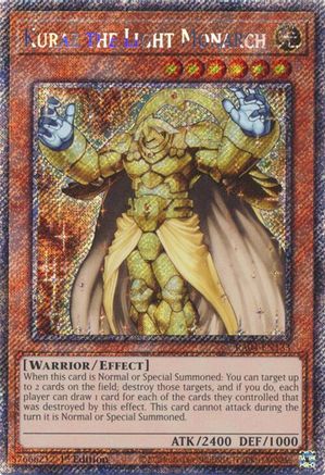 Image of Kuraz the Light Monarch [RA04-EN133] Platinum Secret Rare