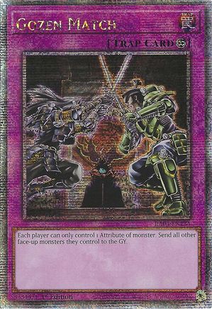 Image of Gozen Match [RA04-EN134] Quarter Century Secret Rare