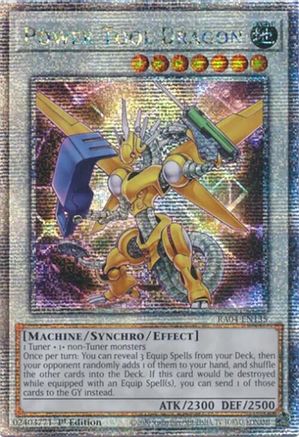 Image of Power Tool Dragon [RA04-EN135] Quarter Century Secret Rare