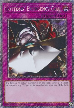 Image of Gottoms' Emergency Call [RA04-EN138] Platinum Secret Rare