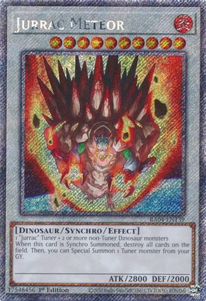 Image of Jurrac Meteor [RA04-EN139] Platinum Secret Rare