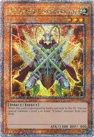 Image of XX-Saber Emmersblade [RA04-EN141] Quarter Century Secret Rare