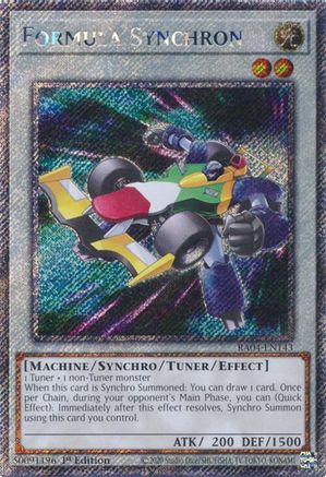 Image of Formula Synchron [RA04-EN143] Platinum Secret Rare