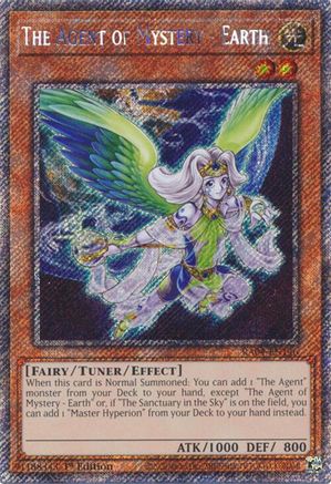 Image of The Agent of Mystery - Earth [RA04-EN146] Platinum Secret Rare
