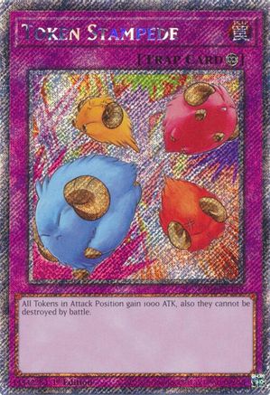 Image of Token Stampede [RA04-EN149] Platinum Secret Rare