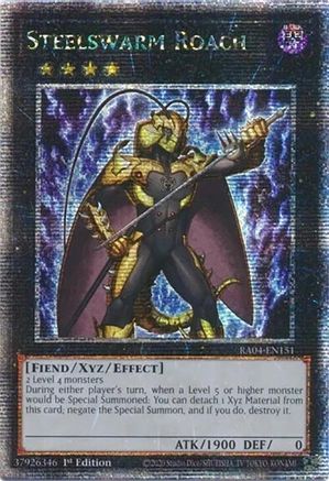 Image of Steelswarm Roach [RA04-EN151] Quarter Century Secret Rare