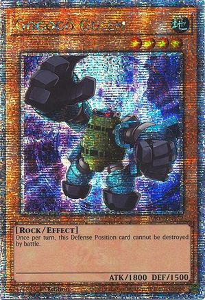 Image of Gogogo Golem [RA04-EN152] Quarter Century Secret Rare