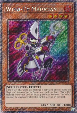 Image of Wind-Up Magician [RA04-EN153] Platinum Secret Rare