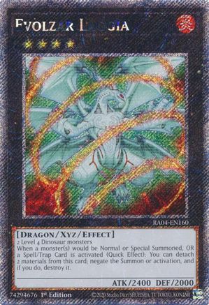 Image of Evolzar Laggia [RA04-EN160] Platinum Secret Rare