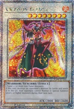 Image of Crimson Blader [RA04-EN161] Quarter Century Secret Rare