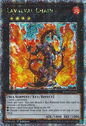 Image of Lavalval Chain [RA04-EN162] Quarter Century Secret Rare
