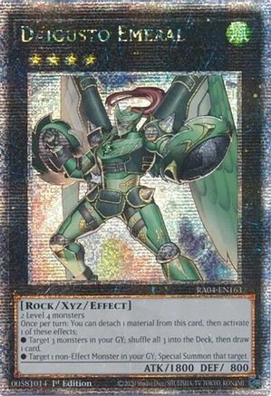 Image of Daigusto Emeral [RA04-EN163] Quarter Century Secret Rare
