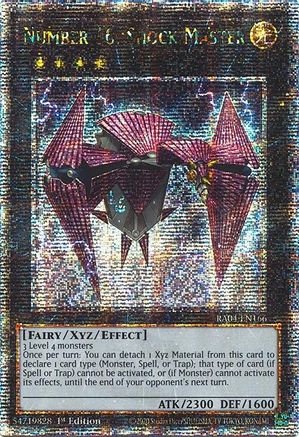 Image of Number 16: Shock Master [RA04-EN166] Quarter Century Secret Rare
