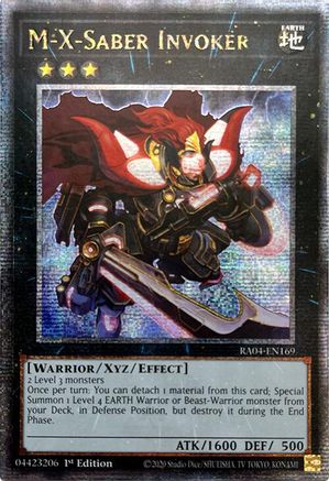 Image of M-X-Saber Invoker [RA04-EN169] Quarter Century Secret Rare