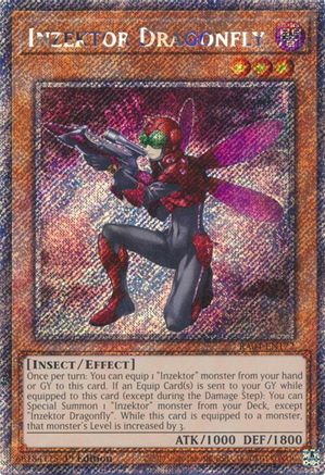 Image of Inzektor Dragonfly [RA04-EN172] Platinum Secret Rare