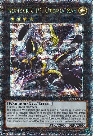Image of Number C39: Utopia Ray [RA04-EN174] Quarter Century Secret Rare