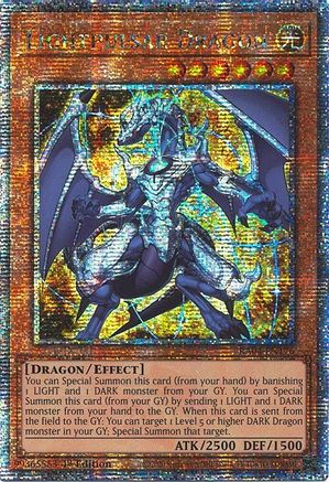 Image of Lightpulsar Dragon [RA04-EN176] Quarter Century Secret Rare