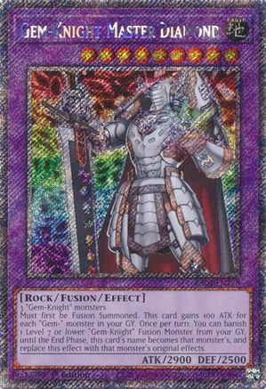 Image of Gem-Knight Master Diamond [RA04-EN178] Platinum Secret Rare