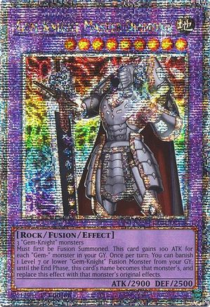 Image of Gem-Knight Master Diamond [RA04-EN178] Quarter Century Secret Rare