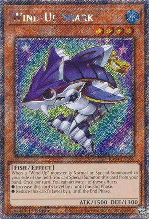 Image of Wind-Up Shark [RA04-EN180] Platinum Secret Rare