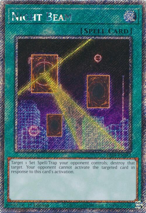 Image of Night Beam [RA04-EN182] Platinum Secret Rare
