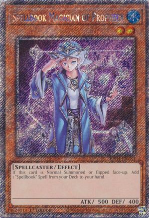Image of Spellbook Magician of Prophecy [RA04-EN183] Platinum Secret Rare