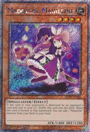 Image of Madolche Magileine [RA04-EN185] Platinum Secret Rare