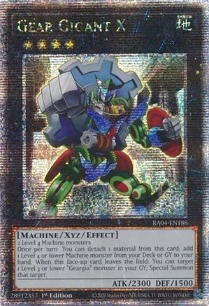 Image of Gear Gigant X [RA04-EN188] Quarter Century Secret Rare