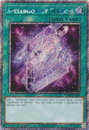 Image of Spellbook of Secrets [RA04-EN189] Platinum Secret Rare