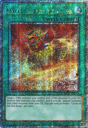 Image of Circle of the Fire Kings [RA04-EN195] Quarter Century Secret Rare