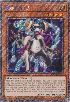 Image of Orbital 7 [RA04-EN197] Platinum Secret Rare