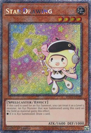 Image of Star Drawing [RA04-EN199] Platinum Secret Rare