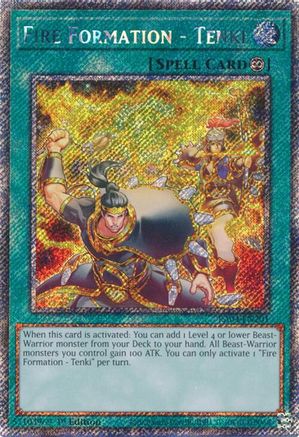 Image of Fire Formation - Tenki [RA04-EN201] Platinum Secret Rare