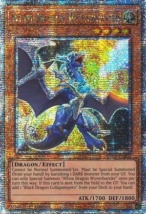 Image of White Dragon Wyverburster [RA04-EN203] Quarter Century Secret Rare