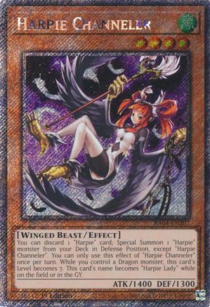 Image of Harpie Channeler [RA04-EN207] Platinum Secret Rare