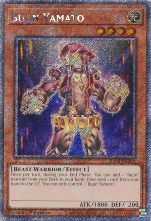 Image of Bujin Yamato [RA04-EN209] Platinum Secret Rare
