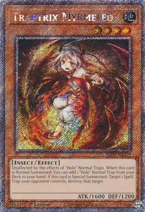 Image of Traptrix Myrmeleo [RA04-EN210] Platinum Secret Rare