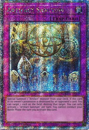 Image of Artifact Sanctum [RA04-EN217] Quarter Century Secret Rare